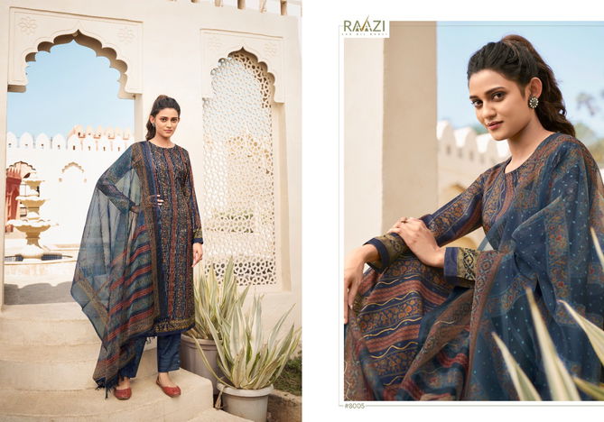 RAMA FASHION RESHAM Heavy Fancy Designer Ethnic Wear Tusser Silk Dress Material Collection